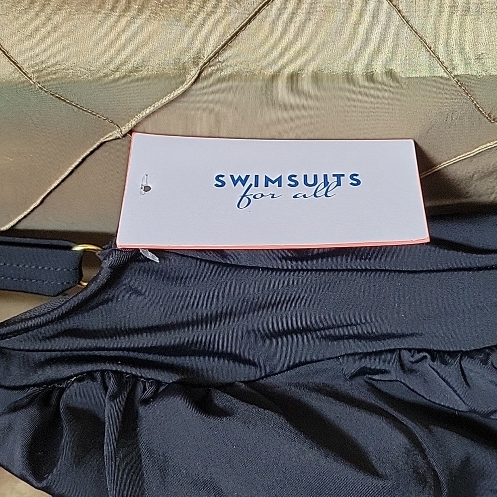 NWT- Swimsuits for All ‘Ruched Twist Front’ Control One Piece - Picture 5 of 8